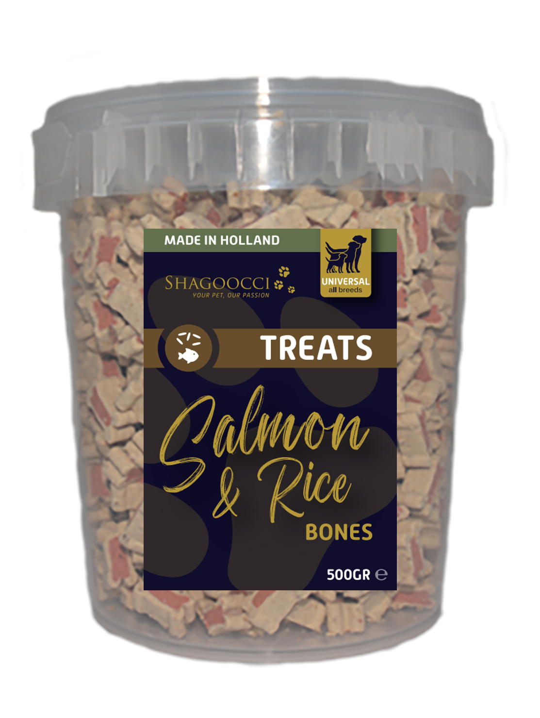 Salmon & Rice Bones (500 g)