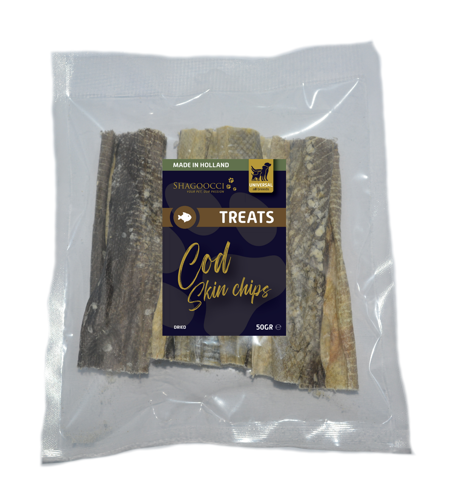 Cod Skin Chips Dried (50 g)