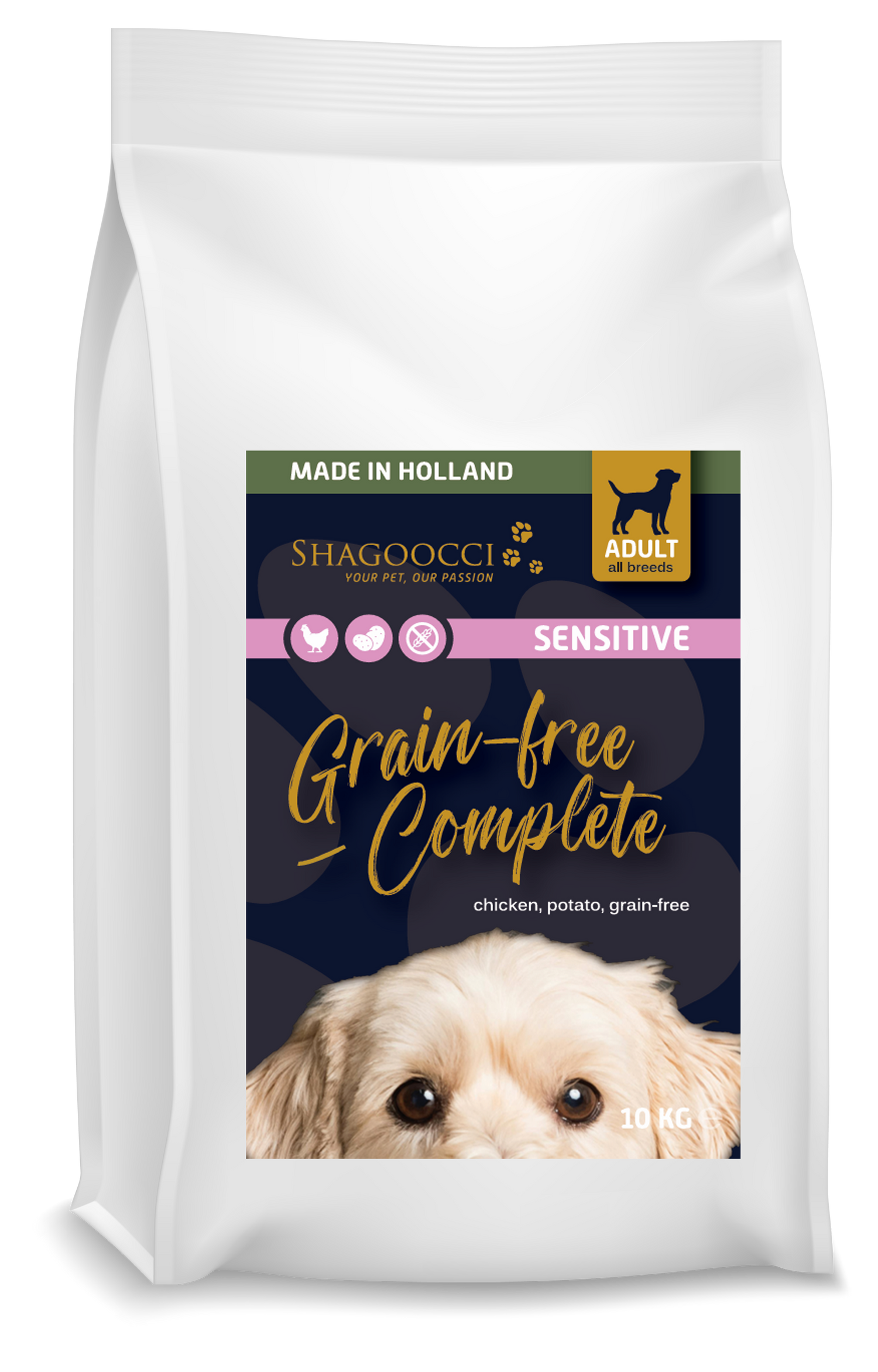 Sensitive - Grain Free Complete - Chicken, patato & grain free - Adult all breeds 10 kg