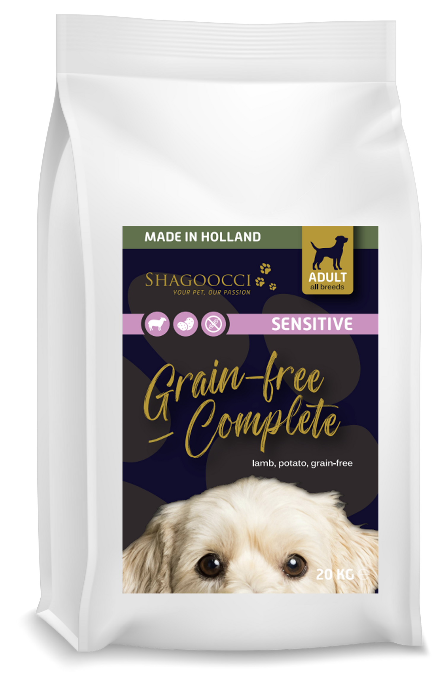 Sensitive - Grain Free Complete - Lamb, patato & grain free - Adult all breeds 20 kg